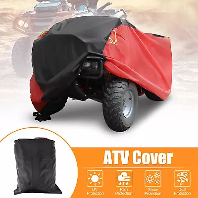 XL ATV Cover 4 Wheeler Cover For CanAm For Polaris For Honda 250-600CC Quad Bike • $27.49