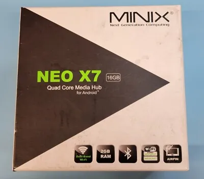  Minix Neo X7 16GB Quad Core Media Hub For Android  • $39.50