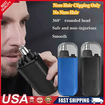 Nose Hair Trimmer Shaver Eyebrow Ear Nose Hair Remover Portable Cordless 2023 • $10.99