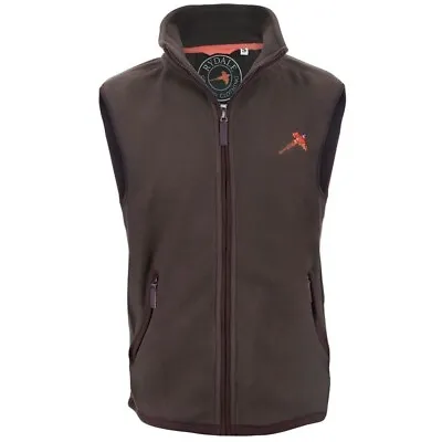 Men's Country Fleece Gilet Rydale Full Zip Bodywarmer & Pheasant Motif Waistcoat • £27.99