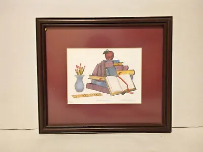 Martha Hinson  Book Worm  Print Pencil Signed And Numbered • $35