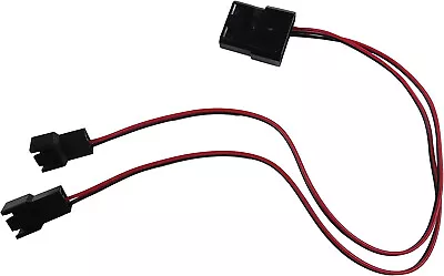 4-Pin Molex To 2 X 3-Pin Computer Case Fan Power Y-Splitter Cable • $5.99