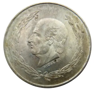 1953 Mexico Silver 5 Pesos Coin • £29.95