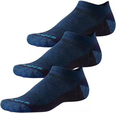 Wander Merino Wool Ankle Running Hiking Socks 3 Pairs Lightweight Cushioned Swea • $45.87