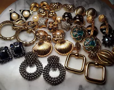 Vintage Earrings: Dior Givenchy St. John KLJ For Avon AK  F.O Inc. +MORE • $275