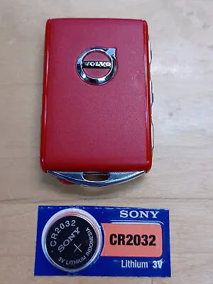 Red Genuine OEM 4 Btn 2016-24 Volvo Smart Key Remote Fob HUF8423MS  YGOHUF8423MS • $36.95