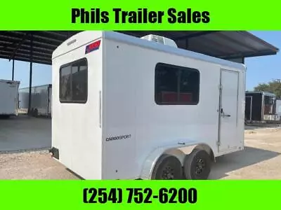 2024 Pace American NEW 7X14 ENCLOSED OFFICE TRAILER JOBSITE CARGO 14.00 • $14499