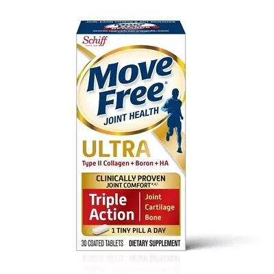 Move Free Ultra UC-II Collagen And Hyaluronic Acid Joint Supplement 30 Count • $25.99