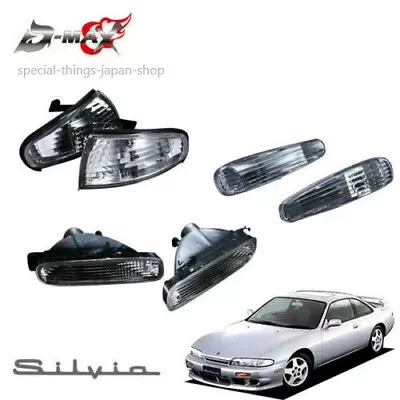 $329 • Buy JDM NISSAN SILVIA S14 D-MAX 3 Sets Of Crystal Winker Side Winker Corner Lamp 