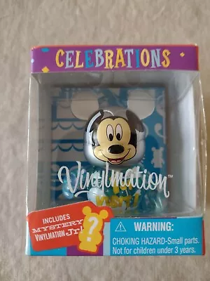 First Visit 1st WDW Celebrations VINYLMATION Mickey Mouse Box & Junior Jr Disney • $9