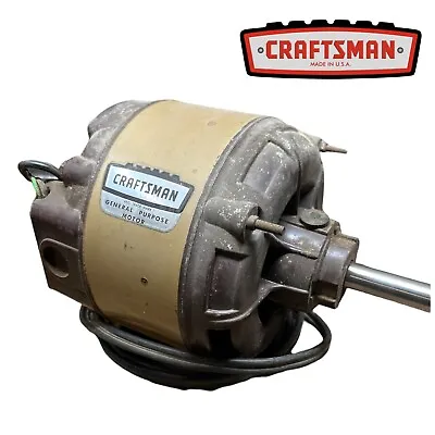 Craftsman General Purpose Motor 1/3 HP 113.19055 1725 RPM 5/8 Shaft • $110