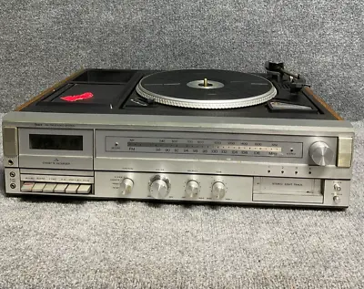 Sears 132.91917250 AM/FM Stereo System 8 Track Cassette Turntable - For Parts • $97.62