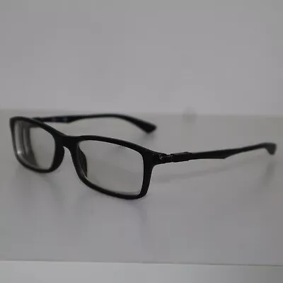 Ray-Ban RB7017 5196 Black Rectangle Eyeglasses Frames 54-17-145mm • $49.95