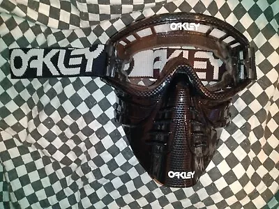 Vintage 90s Oakley Goggle Pilot  Helmetvisor  Guard . Mxama Motocross • $299