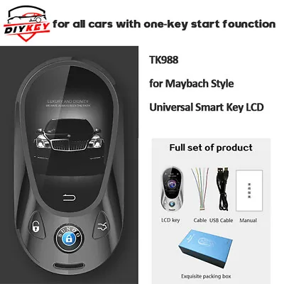 TK988 For Maybach Style Universal Smart Remote Key LCD Screen For BMW Benz Audi • $65.31