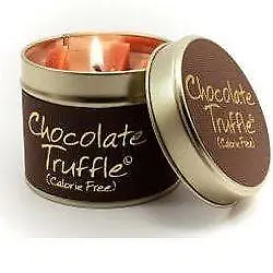 Lily Flame - Scented Candle Tin - Chocolate Truffle - UK MADE • £11.97