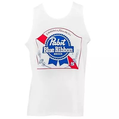 Pabst Blue Ribbon PBR Men's Tank Top S-3XL White • $17.95