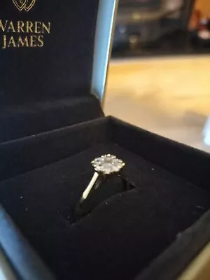 9ct Gold Engagement Ring 0.50 Diamond • £800