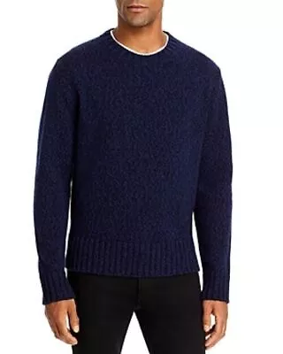 Hugo Boss Men's Siove Wool Blend Crewneck Sweater In Navy-Medium • $75.99