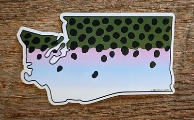 $4.95 • Buy STEELHEAD Stickers STATE CUT-OUTS Fishing MANY STATES BC  Fly Fishing DECALS