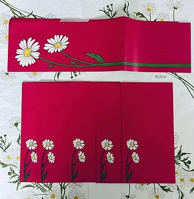 Vintage Stationary 1970’s Daisies On Hot Pink Paper & Envelopes Mod Writing Set • $13.99