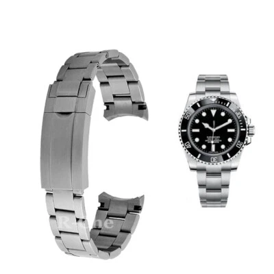 $35.98 • Buy 20mm Oyster Watch Band For Rolex Datejust,submariner,gmt,explorer Glide Lock