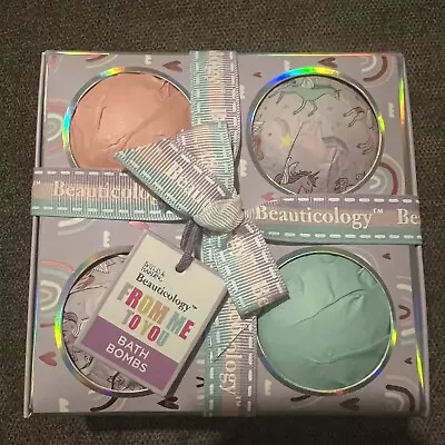 Baylis & Harding Beauticology From Me To You Bath Bomb Fizzers Gift Set • £4