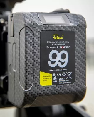 Rolux V-Mount 99w Nano Mini Battery (Max Load 15A)  • $285