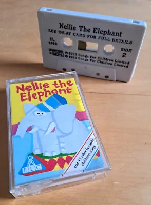 Elc Nellie The Elephant Cassette Tape Early Learning Centre Vintage 1993 • £10