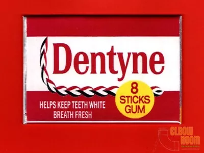 Dentyne Gum Vintage Package Art 2x3  Fridge/locker Magnet 70s • $3.75