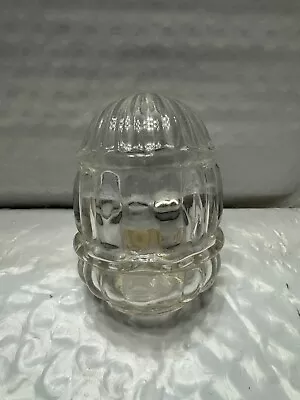 Vintage Clear Glass Bird Cage Water Cup/Bowl/Feeder 3” Made In USA • $14.99