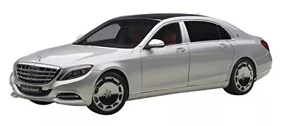 AUTOart 1/18 Mercedes Maybach S 600 Silver Finished Product Composite Model Car • $206.36