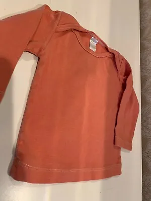 Ecoland Baby Boy Size 6-12 Months Long Sleeve Shirt Orange • $8.99