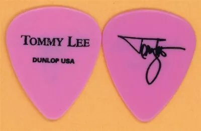 Motley Crue Tommy Lee 2002 Tour Dunlop Color Series Pink V2 Guitar Pick • $9.99