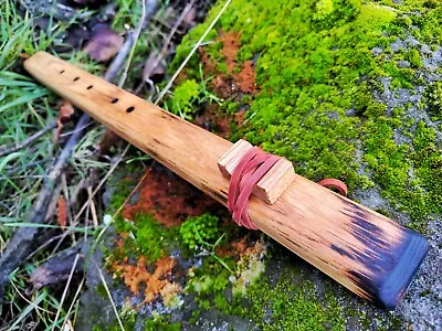 Native American OAK Flute  Wind  - Hand Made - Very Deep Sound Sound Healing Ves • $85