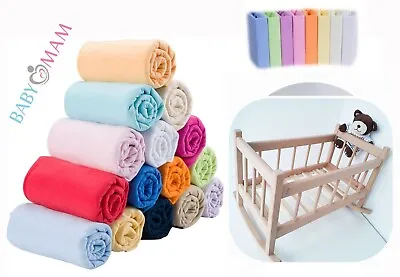 £5.99 • Buy Terry Towelling Fitted Sheet 90x40cm Nursery Baby Crib/Cradle/ Soft/ Frotte