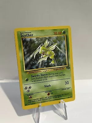 Pokémon TCG Scyther Jungle 26/64 Regular Unlimited Non-Holo Rare • $5.49