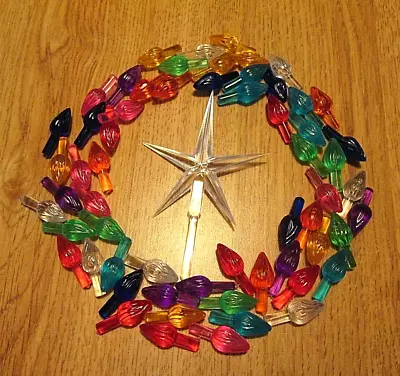 $8.99 • Buy  Vintage Ceramic Christmas Tree  Bulbs Lights, 60 Twists & Clear Star SPECIAL 