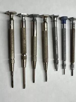 Watchmakers Tools Screwdrivers K & D Starrett Norton Hdwe Clean Vintage Lot • $9.99