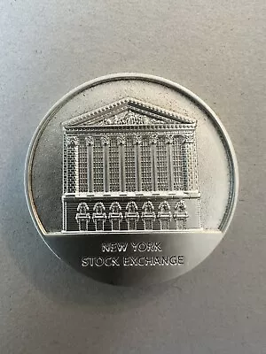 $30 • Buy New York Stock Exchange NYSE Silver  Coin Medal