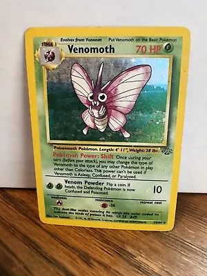 Pokémon TCG Venomoth Jungle 13/64 Holo Unlimited Holo Rare • $7.50