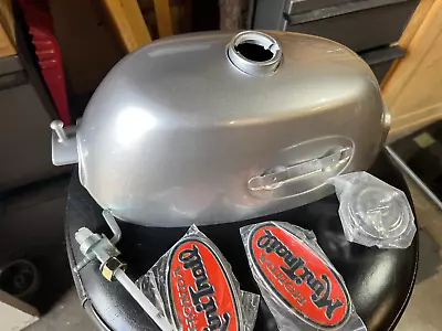 HONDA Z50A GAS TANK K2 1970-1971 W/ EMBLEMS Petcock And Cap REPRo GR3 2 • $224.95