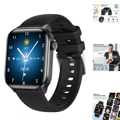 Bluetooth Call Smart Watch Waterproof Heart Rate Fitness Tracker For Android IOS • $32.99