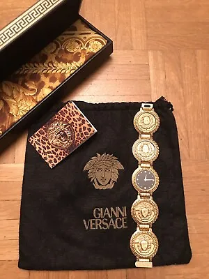 Gianni Versace Ladies Watch Gold-plated Vintage Ebel Swiss Medusa NEW • £1995