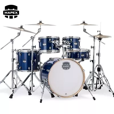 Mapex Mars Maple Series 5-Piece Fusion Drum Shell Pack Midnight Blue MM504SFOD • $899