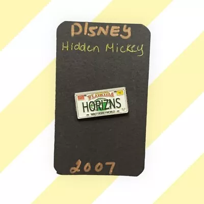 Disney Trading Pin Epcot Horizons Car Plate • $4.99