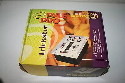 PYLE PRO Trickster PYD-710  2 Channel Scratch Mixer NOS Vintage • $89.95