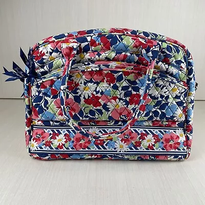 Vera Bradley Summer Cottage Shoulder Bag Purse Laptop Bag Floral • $14.95