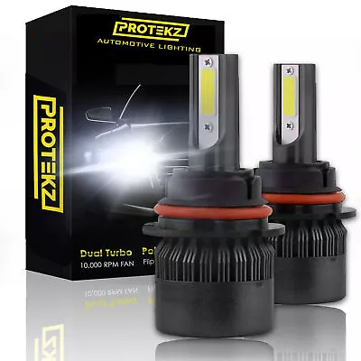 9003 LED Headlight Bulbs CREE CSP High&Low H4 HB2 Protekz 6000K White Plug&Play • $29.34