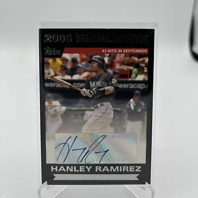 Hanley Ramírez 2007 Topps 2006 Highlights Auto #HAHR • $8